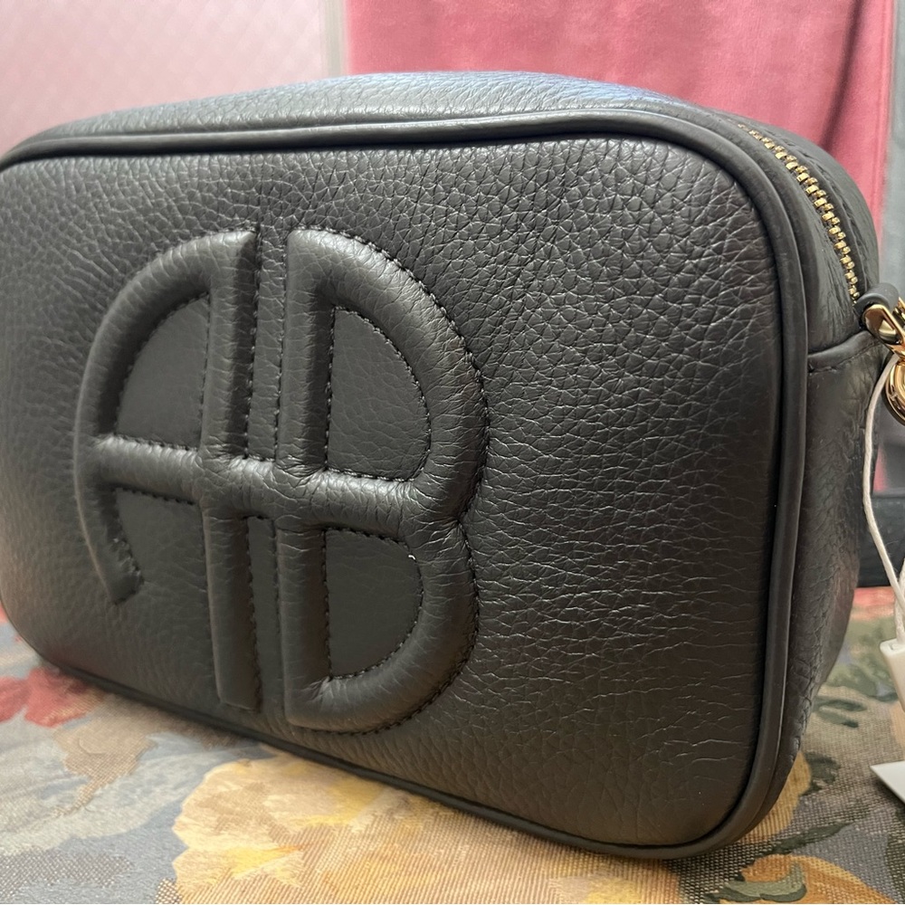 Anine Bing Lili Bag – Grey Pebbled Leather